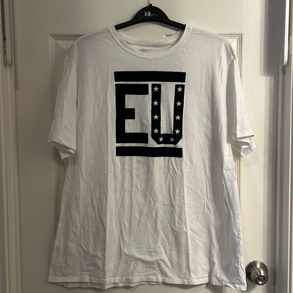 NIKE "EU" Golf‎ TShirt SIze 2XL White Modern Fit